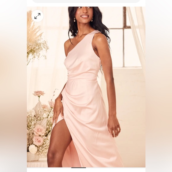 Lulus pink long gown - Picture 2 of 7